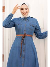 Blue - 350gr - Modest Dress