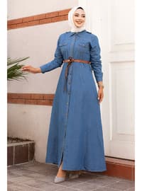 Blue - 350gr - Modest Dress