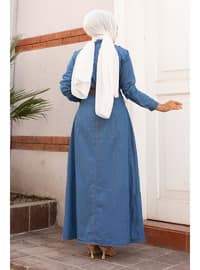 Blue - 350gr - Modest Dress