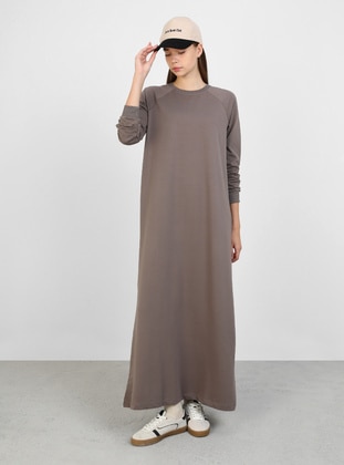 Dark Mink - Modest Dress - Benin