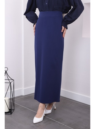 Navy Blue - Skirt - İmaj Butik