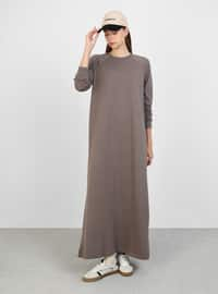 Dark Mink - Modest Dress