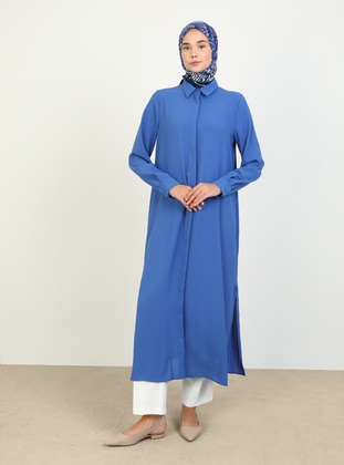 Navy Blue - Tunic - Refka