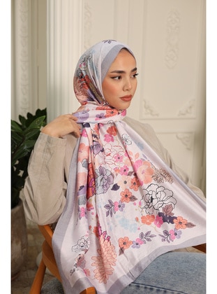 Multi Color - Shawl - Silk Home