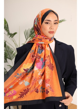 Multi Color - Shawl - Silk Home