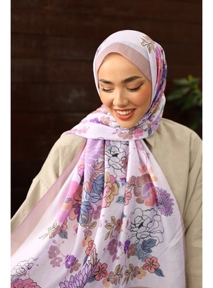 Multi Color - Shawl - Silk Home