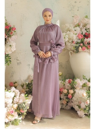 Lilac - 1000gr - Modest Evening Dress - Hakimoda