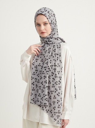 Grey - Shawl - ŞALESS