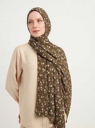 Khaki - Shawl - ŞALESS