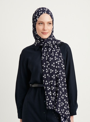 Dark Navy Blue - Shawl - ŞALESS