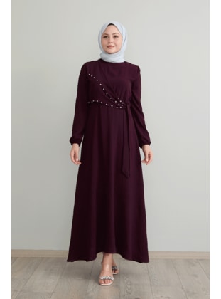 Maroon - Modest Dress - InStyle