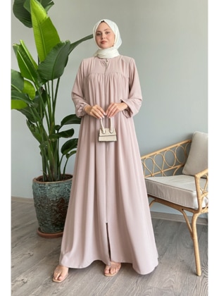 Beige - Abaya - InStyle