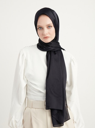 Dark Navy Blue - Shawl - ŞALESS