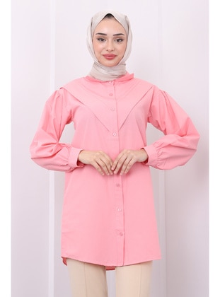 Powder Pink - Tunic - İmaj Butik