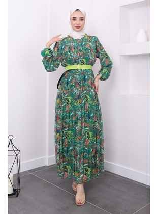 Emerald - Unlined - Modest Dress - İmaj Butik