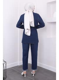 Navy Blue - Unlined - Suit