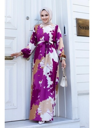 Fuchsia - Modest Dress - Misskayle