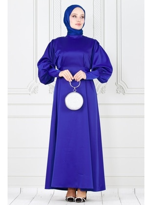 Saxe Blue - 500gr - Evening Dresses - Sevitli