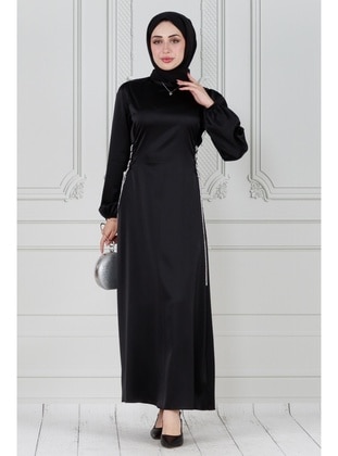 Black - 1000gr - Evening Dresses - Sevitli
