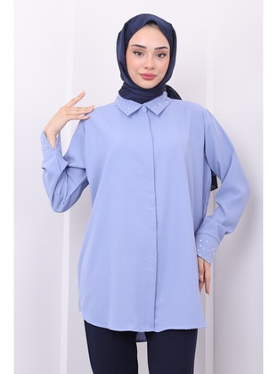 Baby Blue - Blouses - İmaj Butik