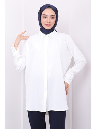 White - Blouses - İmaj Butik