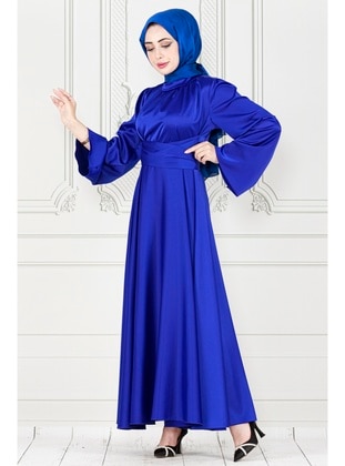Saxe Blue - 1000gr - Evening Dresses - Sevitli