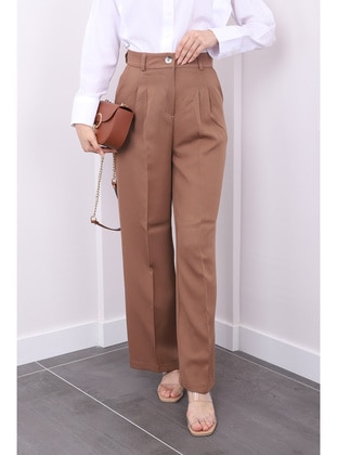 Brown - Pants - İmaj Butik