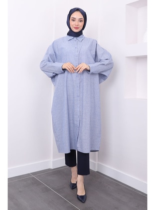 Blue - Tunic - İmaj Butik