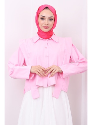 Pink - Blouses - İmaj Butik