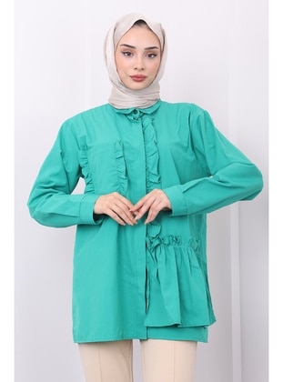 Green - Tunic - İmaj Butik