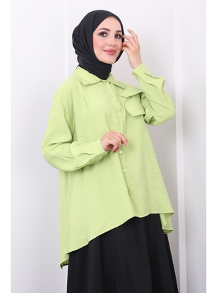 Green - Blouses - İmaj Butik