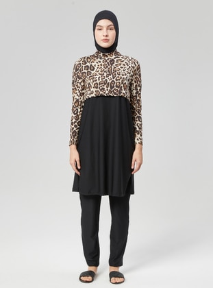 Leopard Patterned - Burkini - Ranuna