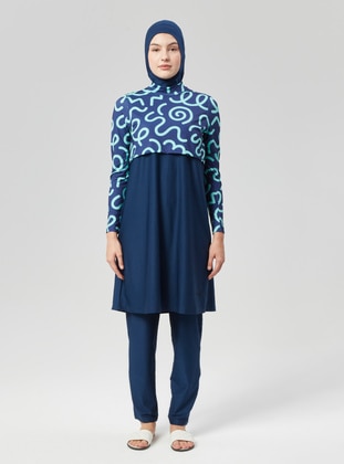 Navy Blue - Burkini - Ranuna