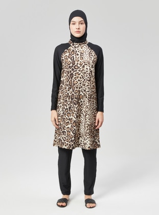 Leopard Patterned - Burkini - Ranuna