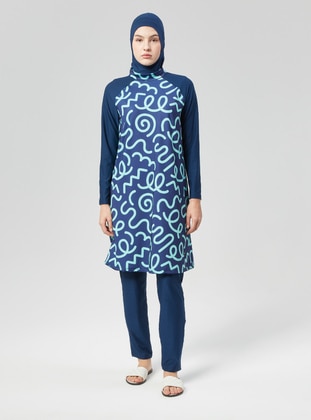 Navy Blue - Burkini - Ranuna