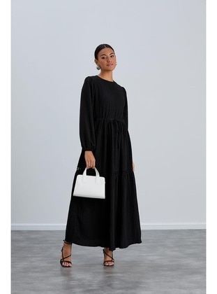 Black - Plus Size Dress - Maymara