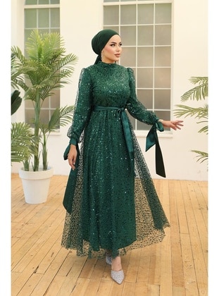 Emerald - Modest Evening Dress - Hakimoda