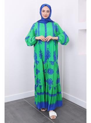 Green - Modest Dress - İmaj Butik