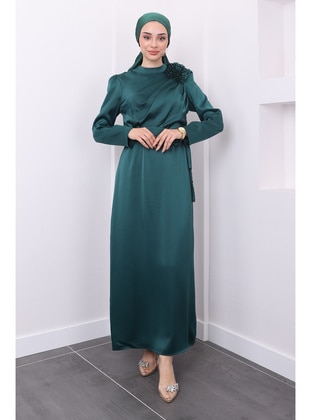 Emerald - Fully Lined - Modest Evening Dress - İmaj Butik