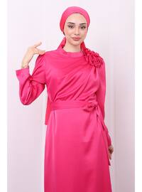 Fuchsia - Fully Lined - Modest Evening Dress