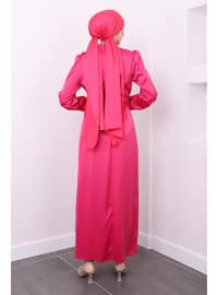 Fuchsia - Fully Lined - Modest Evening Dress