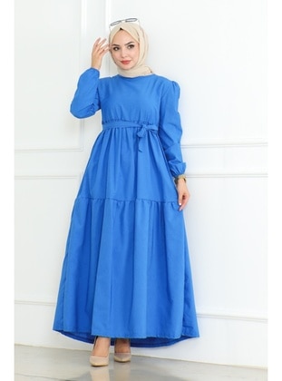 Saxe Blue - Modest Dress - Bestenur