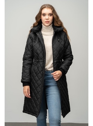 Black - Puffer Jackets - Olcay