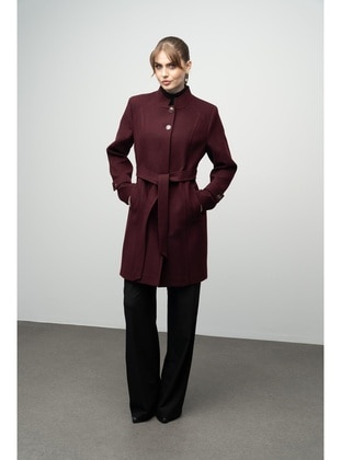 Light Maroon - Coat - Olcay