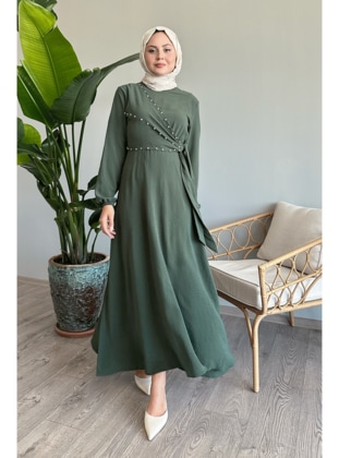 Green - Modest Dress - InStyle