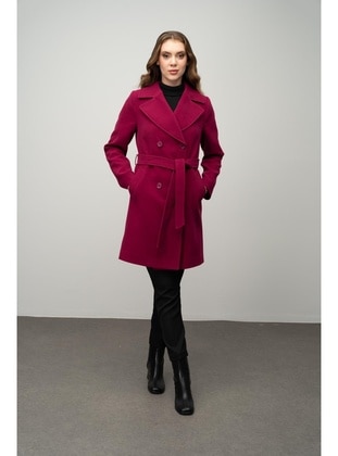 Fuchsia - Men's collar - Coat - Olcay