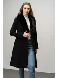 Black - Men's collar - Coat