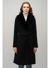 Black - Men's collar - Coat