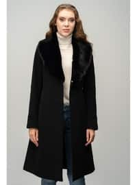 Black - Men's collar - Coat