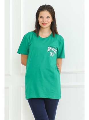 Green - T-Shirt - Bestenur